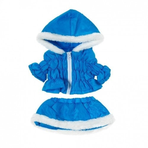 PARKA AZUL Y FALDA