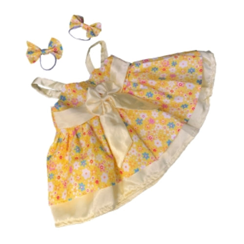 VESTIDO AMARILLO MARGARITAS