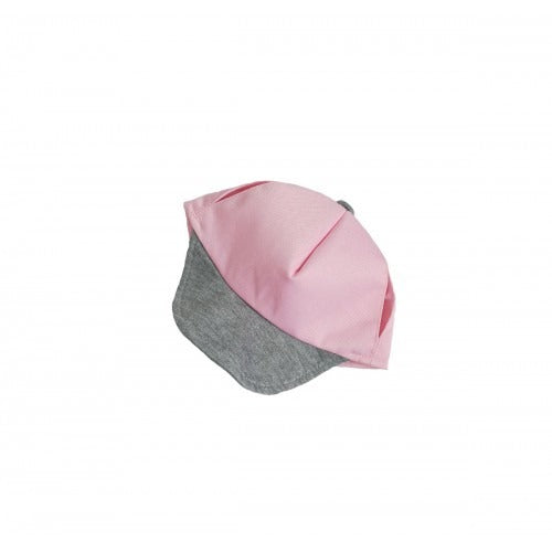 GORRA ROSA Y GRIS