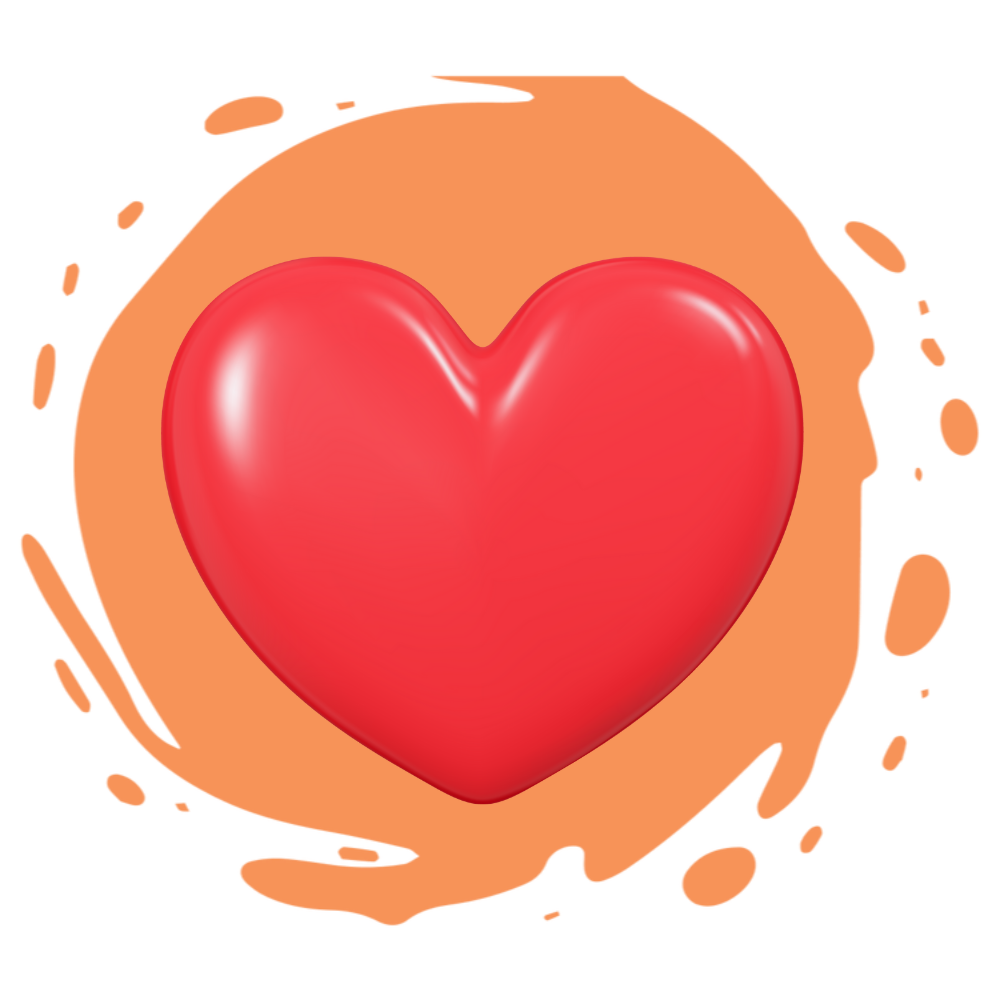 Corazon de peluches