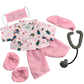TRAJE DE ENFERMERA ROSA