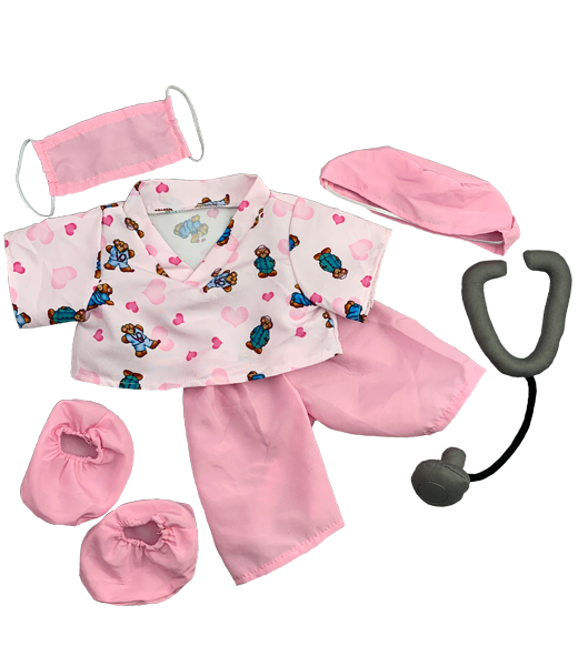 TRAJE DE ENFERMERA ROSA