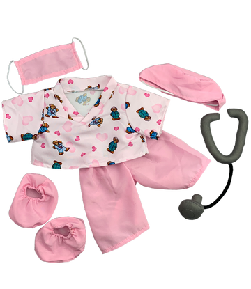TRAJE DE ENFERMERA ROSA