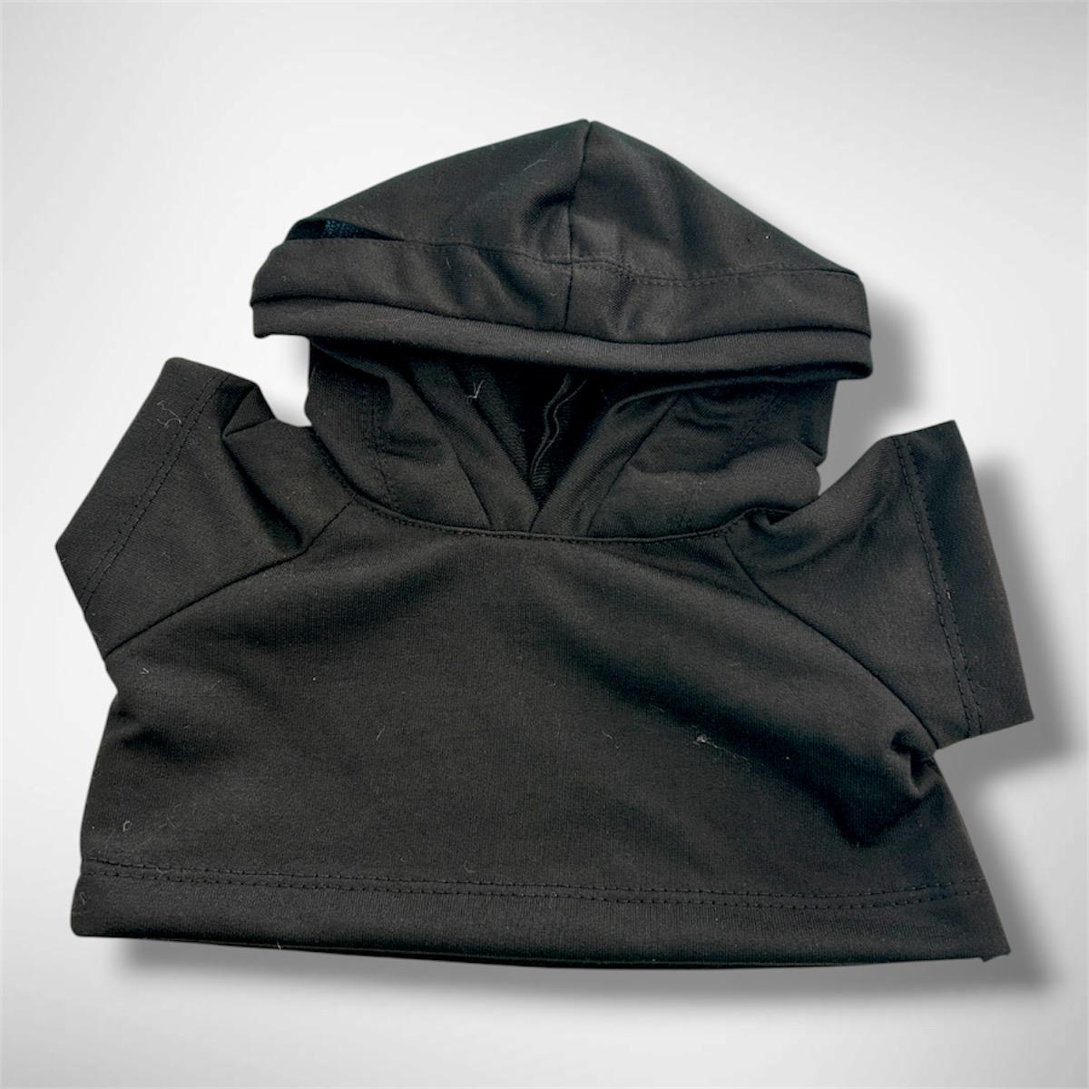 SUDADERA CON CAPUCHA NEGRA