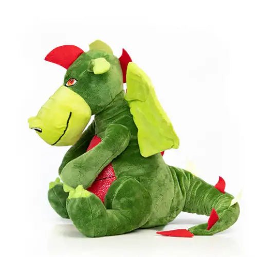 DRAGON TIERNO VERDE Y ROJO 40 CM - Universo Tutu - [Lima, Perú]