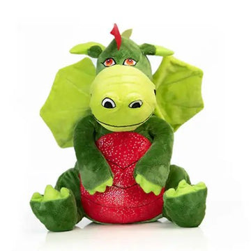 DRAGON TIERNO VERDE Y ROJO 40 CM - Universo Tutu - [Lima, Perú]