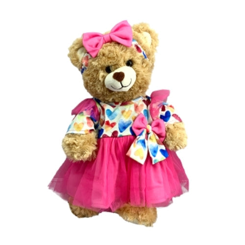 VESTIDO ROSA CORAZON
